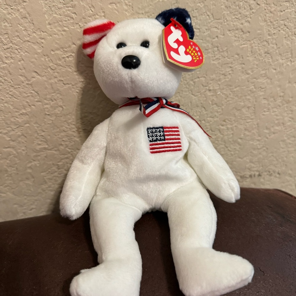 Vintage WT 2002 Ty Beanie Babies America Bear